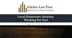 Desktop Screenshot of fulcherlawfirm.com